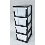 AT2182-W 4 DRAWER PLASTIC CABINET