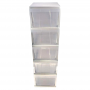 AT2183-W 5 DRAWER PLASTIC CABINET