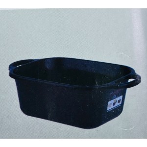 AT2316/B Plastic Rect. Basin With Handiles 12 Litres