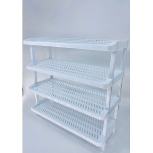 AT4458 Plastic 4 Tiers Shoe Rack In Colors