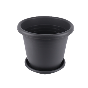 AT1273 Plastic Flower Pot With Tray 15‘’