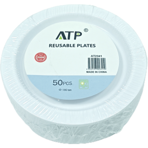 AT2341 Plastic Shallow-bottomed Serving Plate PK50