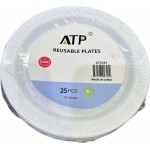 AT2346 Plastic Shallow-bottomed Serving Plate PK25