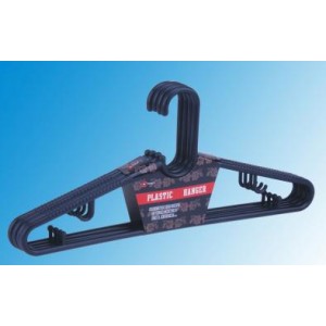 AT-P0378/B Plastic Clothers Hanger PK4